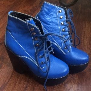 Jeffrey Cambell Tardy lace-up boots